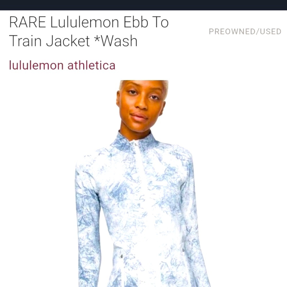 RARE*NWT LULULEMON LIMITED EDITION EBB TO TRAIN JACKET🤍
